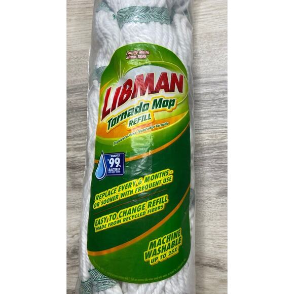 Libman Tornado Mop Easy to Change Refill Made from Recycled Fibers New Sealed - Picture 1 of 3